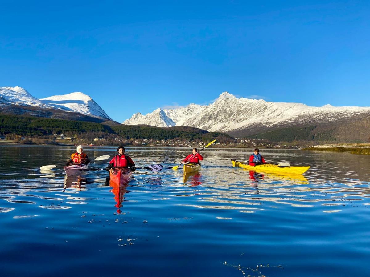 Отель Solhov, Castle Of The Lyngen Alps Lyngseidet Экстерьер фото